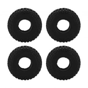 2024-4PCS RC Crawler Pneus 1.</p>0 Pneu universel Dragon Claw motif pneus en caoutchouc pour pi&egrave;ces de voiture RC - Neuf