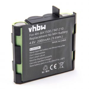 vhbw NiMH batterie 2000mAh (4.8V) pour appareil de m&eacute;decine comme simulateur musculaire comme Compex 4H-AA1500 - Neuf