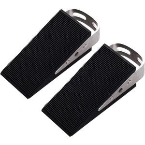 Les Butées De Porte - 2 Pack Premium Heavy Duty Porte Cale En Caoutchouc De Butée De Porte, Anti-Rayures, Arrêt De Porte, Antidérapant Jardin Arrêter - Neuf