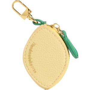 Kal-Sweet Leather Bag Charm Y2k Keyring With Zip Schoolgirl Handbag Charm - Neuf