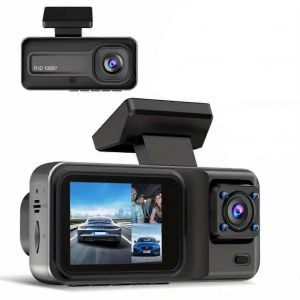 Dash Cam 1080P DVR avec 2/3 des Cam&eacute;ras &agrave; l'Avant et &agrave; l'Arri&egrave;re Enregistreur de Conduite avec les 2 Pouces IPS &Eacute;cran pour le Stationnement de Moniteur - Neuf