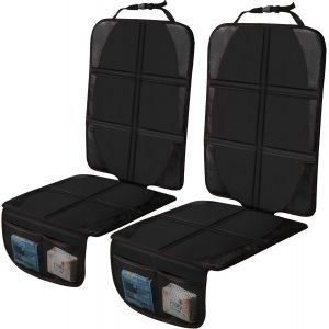 Subzonal-Lot De 2 Tapis De Protection De Si&egrave;ge De Voiture Pour Chien Epe &Eacute;pais Avec Dos Antid&eacute;rapant Imperm&eacute;able Pour Si&egrave;ge De Voiture B&eacute;b&eacute; Poches De Rangement Pour Suv, Berline, Camion, Si&egrave;ge En Cui - Neuf