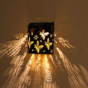 Lanternes Solaires De Jardin, Lampes Suspendues D'ext&eacute;rieur Avec Motif D'abeilles Pour La D&eacute;coration Des All&eacute;es Et Du Jardin - Neuf