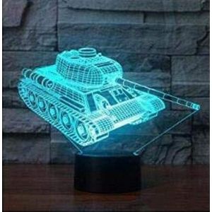 Lampe D'illusion 3d Pour Baignoire, Grande Lampe De Table Led En Acrylique Avec Changement De Couleur &Agrave; 16 Nuances, Id&eacute;ale Pour Enfants, Chambre, Cadeaux D'anniversaire, Cadeau Changeant - Neuf