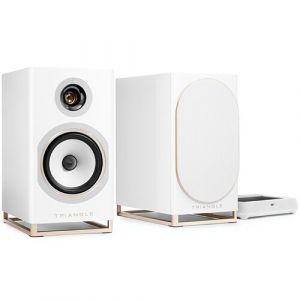 Enceinte connect&eacute;e Hifi Triangle Capella 2 Blanc vendues &agrave; la paire - Neuf