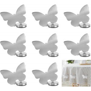 Chenquansarl-Lot De 8 Poids De Nappe Magnétiques Papillon - Poids Pour Nappe - 55 G - Poids Pour Nappes, Rideaux, Rideaux De Douche, Réfrigérateurs - Neuf