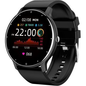 Findtime Montre Connect&eacute; De Femmes 1.28'' Hommes Smartwatch Bluetooth 5.0 Tracker D'activit&eacute; Avec Fr&eacute;quence Cardiaque Podom&egrave;tre Etanche Ip68 Pour Ios Android - Neuf