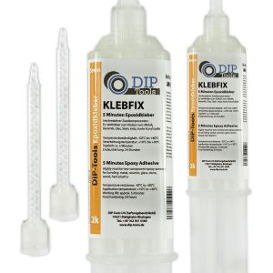 Colle Epoxy Bi-Composant Soudure a Froid pour Bois,Métal,Verre,et Plus en Seulement 5min transparent (2x25ml) - Neuf