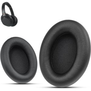 KAL-Coussinets De Rechange Professionnels Pour Sony Wh-0Xm3, Compatibles Avec Casque Antibruit Sony Wh-0Xm3 En Cuir Souple Et Mousse À Mémoire De Forme, Noir - Neuf