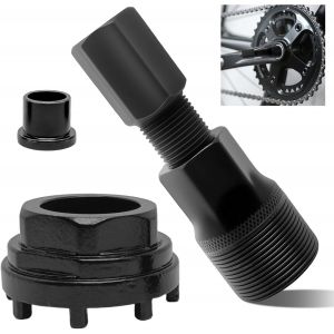 Extracteur De Manivelle De Vélo,42mm,Outil De Verrouillage De Vélo,Extracteur De Manivelle De Vélo Avec 8-Dents Lockring Tool,Outil De Pédalier Compatible Pour Réparation De Vélos - Neuf