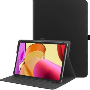 NAERYUT-Universal Housse De Protection Pour 9-11 Pouces Tablette,Multi-Angle De Vue Pu Support En Cuir Avec Porte-Stylo Pour Tablette Tactile De 9 Pouces 10,5 Pouces 11 Pouces-Bk - Neuf