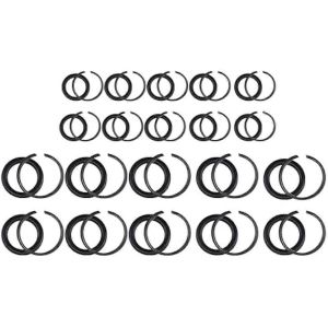 (10+10 ensembles) Kits d'anneaux de retenue de clé à chocs 1/2 pouce et 3/8 pouces avec joints toriques pour clé électrique Pne - Neuf