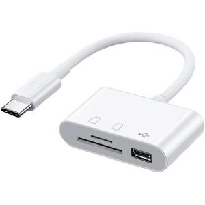 TIANYI-Lecteur de carte SD USB C, 3 en 1, adaptateur USB C, SD, TF pour lecteur de carte mémoire d'appareil photo - Neuf