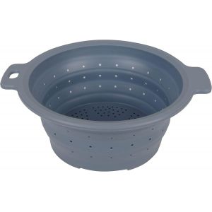 Eryi-- Ustensiles De Cuisine ¿ Passoire Pliable Rétractable Silicone 26cm Ø - 2 Tailles Différentes - Idéal Gain De Place - Neuf