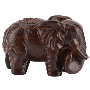 Hjlian Statue En Bois Sculpte, Decoration De Boutique, Artisanat, Benediction, Cadeau Porte-Bonheur (Elephant) - Neuf