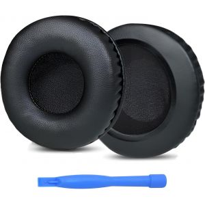 Remplacement Coussinets d'oreille pour Skullcandy Hesh,Hesh 2,Hesh 2 Bleutooth Wireless Over-Ear Casque par-Memory Foam et Protein PU Coussinet Casque-Coussinets de Rechange-Noir - Neuf