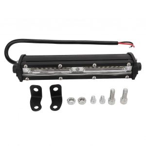 Lampe de route de feu de travail LED de voiture noire 54W Barre lumineuse hors route unique universelle pour moto - Neuf