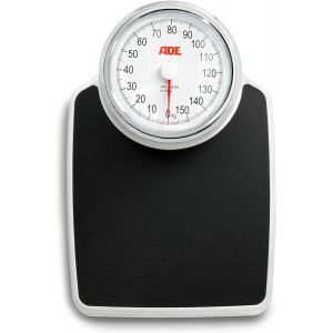 P&egrave;se-personne m&eacute;canique/analogique Clinica | XL particuli&egrave;rement pr&eacute;cis | Design classique du p&egrave;se-personne | Grande surface de pes&eacute;e antid&eacute;rapante | Look r&eacute;tro - Neuf