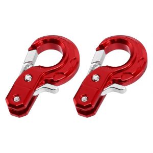 Accessoires RC sur chenilles avec crochet de remorque pour 1/10 Axial SCX10 90046 CC01 D90 D110 TRX4, Rouge - Neuf