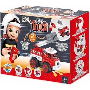 ERYI-Buki - 9022 - Camion De Pompier Rc, Multicolore. - Neuf