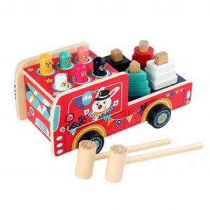 Jeu de taupes r&eacute;aliste pour enfants de plus d'un an, jeu de tri de formes, jouets pour am&eacute;liorer l'intelligence - Neuf