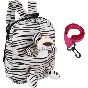 CHECARZHN--NO1-Cartable Maternelle Anti-Perdu Enfants Sac À Dos Dessin Animé Mignion Peluche Garçons Filles Cartable Préscolaire Garderie Avec Cordon Anti-Perte Pour Ecole Voyage - Neuf