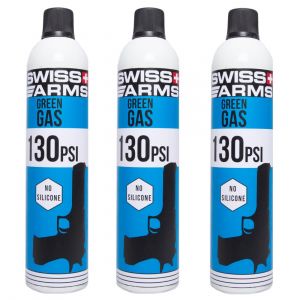 3 X Bouteilles De Gaz Sec Gbb Nbb Swiss Arms 130 Psi 600 Ml - Neuf