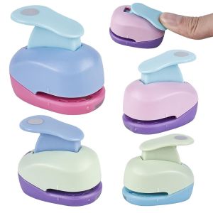 Chenquansarl-Lot De 4 Perforatrices À Papier Lot De Perforatrices À Motif, Mini Perforatrices, Rondes, Pour Étiquettes Cadeaux, Scrapbooking, Photos, Cartes De V?Ux (9 Mm, 16 Mm, 25 Mm, 38 Mm) - Neuf