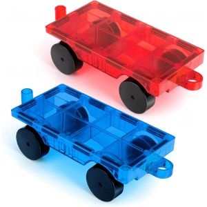 KALWL-Bloc Magn&eacute;tique Voiture Jouet Pour Enfants 3 4 5 6 7 Ans Gar&ccedil;on Fille Carrelage Magn&eacute;tique Camion Jouet Tout-Petit 3-7 Ans Jouet De Train Magn&eacute;tique 4-8 Cadeau D'Anniversaire De No&euml;l - Neuf