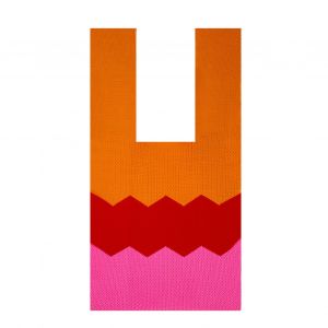 HJLIAN Sac a main tricote colore, blocage des couleurs, texture delicate, coutures precises, sac a bandouliere pour le shopping, la plage, type 3, 25 x 50 cm - Neuf