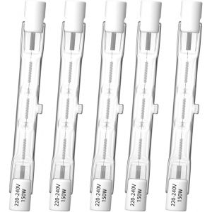 Kal-Ampoule Halogène Linéaires Dimmable 2100lm J78 Projecteur Halogène Linéaire Blanc Chaud 2800k Pour L'éclairage Paysager, La Sécurité, Les Lampadaires (Paquet De 5) - Neuf