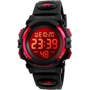 Bnhgc-Enfants Montre Numérique Sport Extérieur 50m Étanche Montres Électroniques Réveil 12/24 H Chronomètre Calendrier Boy Girl Montre - Neuf
