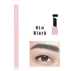 Crayon &Agrave; Sourcils &Agrave; Double Extr&eacute;mit&eacute;,Imperm&eacute;able,R&eacute;sistant &Agrave; La Sueur,Ne Se D&eacute;colore Pas,Stylo De Teinte Durable,Verrouillage De Couleur Naturelle.01 Black. - Neuf