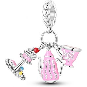 Breloque En Argent Sterling 925 Pour Bracelet, Collier, Pendentif, Amour, Maman, Voyage Oc&eacute;an, Papillon, F&ecirc;te, Anniversaire, Perles, Pendentifs, Bijoux &Agrave; Faire Soi-M&ecirc;me Pour Femmes - Neuf
