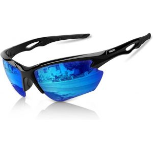Ershi-Lunette De Soleil Sport Polarisée, Lunettes De Cyclisme Homme Femme Pour Cyclisme, Conduite, Golf, Ski, Pêche Et Course À Pi[46] - Neuf