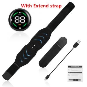 Ceinture Amincissante Électrique Ems,Ceinture Abdominale Intelligente,Stimulateur Musculaire De L'abdomen,Fitness,Perte De Poids,Brûlure De Graisse Electrodes Stimulatio - Type Abd And Extend Strap - Neuf
