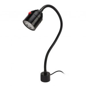 Lampe de travail de machine LED en métal 900LM,prise US 110-220V,base magnétique,col de cygne flexible - Neuf