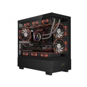 Torre Keep Out XC-301 Glass Negro ARGB Micro ATX/ITX Vidrio templado Ventilador 420mm GPU - Neuf