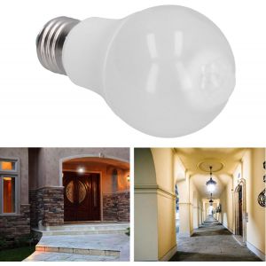 Kaleidoscope-85-265v 12w E27 Ampoule Led Pir Détecteur De Mouvement Ampoule Led Ampoule À Induction Lampe Pour Couloir Chambre Escalier Couloir(Lumière Blanche Positive)[Q3147] - Neuf