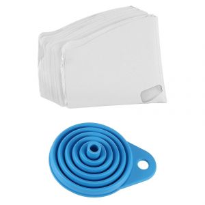 50Pack 100 micromètres de filtres à peinture avec 1 entonnoir - Neuf