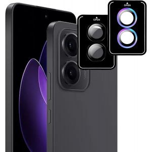 Cam&eacute;ra Arri&egrave;re Protecteur Pour Oppo Reno 13F/ 13Fs, Individuels M&eacute;tal Anneau De Lentille,Protection Objectif En Verre Tremp&eacute; 9H[Sans Bulles D'Air] Multicolores & Noir - Neuf