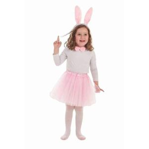 D&eacute;guisement Pour Enfant Tutu Rose Clair Petit Lapin 4 Pi&egrave;ces - Neuf