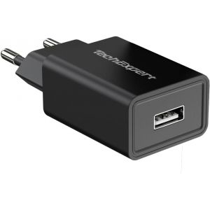 Chargeur Secteur Vers Usb Compatible Liseuses Iphones Ipods Smartphone 5v 1a Noir[Z1701] - Neuf