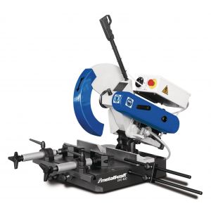 Tron&ccedil;onneuse pour aluminium 2,2 kW 400 V lame circulaire &oslash;400 mm 3000 tr/min Metallkraft LMS400 - Neuf