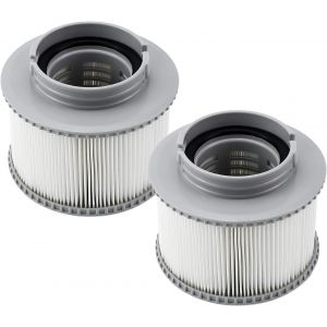 Filtre de remplacement pour MS-PA FD2089, compatible avec toutes les cartouches filtrantes MS-PA actuelles et les filtres de spa gonflables pour piscines (version améliorée), lot de 2 - Neuf