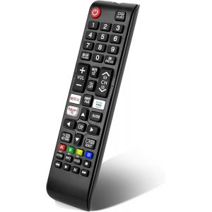 T&iquest;&iquest;l&iquest;&iquest;commande universelle pour t&iquest;&iquest;l&iquest;&iquest;viseur Samsung avec Netflix, Prime Video Rakute TV, t&iquest;&iquest;l&iquest;&iquest;commandes Samsung pour Smart TV LED LCD UHD HDTV QLED 3D 4K 8K TV tous (t&iquest;&iquest;l&iquest;&iquest;commande Samsung TV) - Neuf