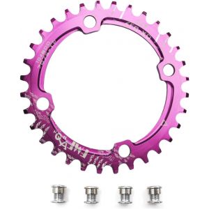 Bike Étroit Large Plateau De Pédalier 104 Bcd Forme Ronde Unique Chaîne Bague 32t 34t 36t 38t.[B417] - Neuf
