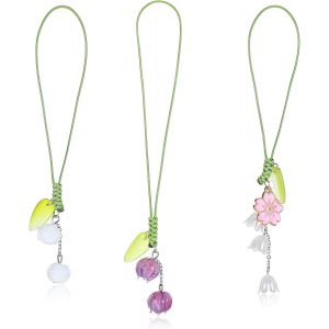 Kal-1 Pendentif Fleur Pour T&eacute;l&eacute;phone Portable, Pendentif Universel Pour T&eacute;l&eacute;phone Portable, Cha&icirc;ne De T&eacute;l&eacute;phone Portable, Breloque Id&eacute;ale Pour T&eacute;l&eacute;phone, Accessoire De T&eacute;l&eacute;phone Pour Femme Et - Neuf