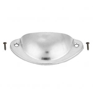 M&eacute;tal tiroir armoire meubles bouton Antique coquille tirer poign&eacute;e handware fitting (argent) - Neuf