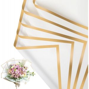 20 Feuilles Papier Cadeau Multicolore,Papier D'emballage De Fleurs Imperm&eacute;ables,Papier Emballage Fleuriste,Papier Bouquet De Fleur,Utilis&eacute; Pour L'emballage De Cadeaux,Fleurs,Art Et Artisanat.[F20] - Neuf